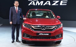 Honda Amaze 2020 trình làng, bản rẻ nhất giá 198 triệu đồng