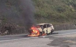 Quảng Nam: Cháy xe 7 chỗ, 2 người tử vong