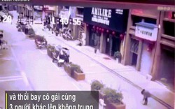 Clip: Cô gái nghịch pháo trên phố nhận cái kết đắng