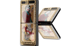 Ngắm Galaxy Z Flip phiên bản Jocker/ Harley Quinn siêu ma quái từ Caviar