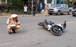 CSGT Quảng Trị bị tông gãy chân: Một thanh niên dương tính với ma túy