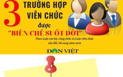 3 trường hợp viên chức được "biên chế suốt đời" theo quy định mới