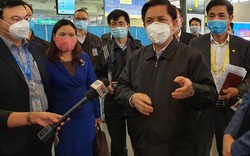 Bộ trưởng Nguyễn Văn Thể: Nội Bài cần thêm nước rửa tay để phòng dịch virus corona