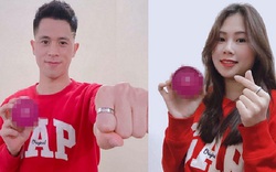 Đình Trọng lần đầu công khai bạn gái, đeo nhẫn cặp trước thềm Valentine