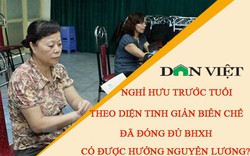 Nghỉ hưu trước tuổi do tinh giản biên chế có hưởng nguyên lương?