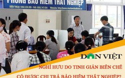 Nghỉ hưu do tinh giản biên chế có được chi trả BH thất nghiệp?