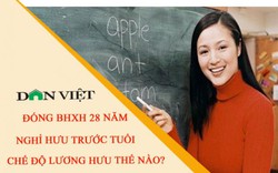 Nghỉ hưu trước tuổi, chế độ lương hưu thế nào?