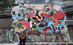 Hô "biến" con đường rác ở Hà Nội thành các tác phẩm nghệ thuật