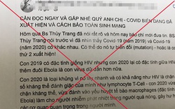 Tung tin "Covid biến dạng" sai sự thật, 1 phụ nữ bị công an triệu tập