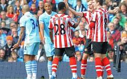 Man City may mắn thoát thua trước Sunderland