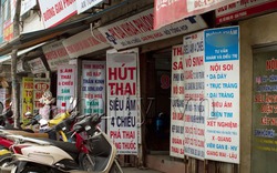 Phố phá thai giữa thủ đô: Chi chít biển, nườm nượp khách