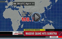 Indonesia động đất cực mạnh, cảnh báo sóng thần tới 20 nước