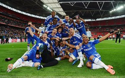 Chelsea hân hoan mừng vô địch FA Cup