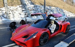 Siêu xe Ferrari mà chạy như... xe đạp