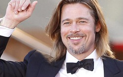 Vắng Jolie, Brad Pitt vẫn bảnh bao, vui vẻ dự Cannes