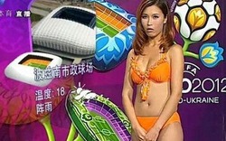 Tăng “độ nóng” Euro, các cô nàng thời tiết diện bikini lên sóng