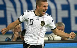 Podolski sắp chạm mốc 100 lần khoác áo ĐT Đức