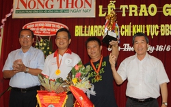 Giải Bida Báo chí ĐBSCL lần V: Cặp Thanh Triều - Quốc Việt vô địch