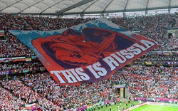 Nga bị UEFA phạt 28.000 bảng vì để CĐV làm loạn
