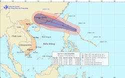 Bão Doksuri có gió giật cấp 9 -10