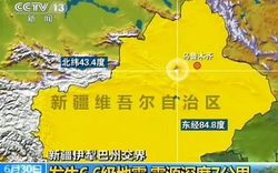 Trung Quốc hứng chịu động đất 6,6 độ richter