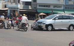 Nam sinh trung học kẹp 3, đâm vào xế hộp