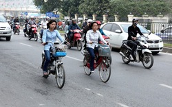 Hà Nội đề xuất đi xe đạp để giảm tắc đường