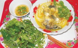 Bún cá chuồn miền Trung ngọt mặn, cay nồng