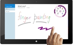 Vẽ bằng ngón tay trên thiết bị chạy Windows