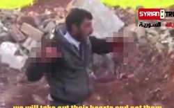 Rợn người lính đối lập Syria moi, ăn tim đối thủ