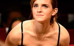 Emma Watson khom người, cánh săn ảnh bận rộn