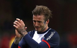 Beckham rơi lệ trong ngày chia tay sân cỏ