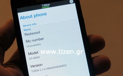 Điện thoại thông minh đầu tiên chạy Tizen