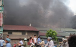 Thông tin mới nhất về vụ cháy lớn ở kho hàng phố Lãng Yên
