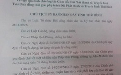 Tạm đình chỉ công tác Giám đốc Đài PT-TH Thái Bình vì... bão số 2