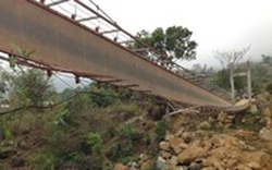 Huyện Mường Tè &#40;Lai Châu&#41;: 8 cầu treo xuống cấp nghiêm trọng