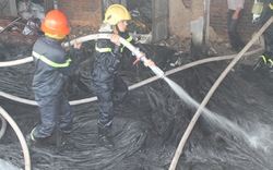 Hà Tĩnh: Cháy lớn tại nhà máy... cấp nước