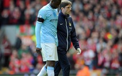 Man City mất “máy quét” Yaya Toure 2 tuần