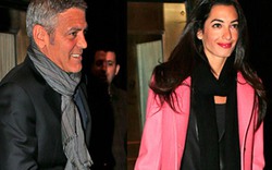 Tài tử George Clooney đính hôn với bạn gái xinh đẹp