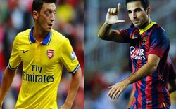 Ozil và Fabregas đổi chỗ cho nhau?