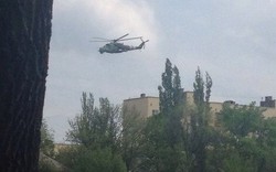 Thêm trực thăng Ukraine Mi-24 bị súng máy hạng nặng bắn rơi