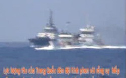 Clip: Tàu Trung Quốc tấn công, ngăn cản tàu Cảnh sát biển Kiểm ngư Việt Nam