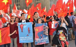 Gần 2.000 người biểu tình ở Pháp phản đối Trung Quốc xâm phạm chủ quyền Việt Nam
