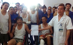 Công nhân Trung Quốc tại Vũng Áng viết thư cảm ơn bác sĩ Việt Nam