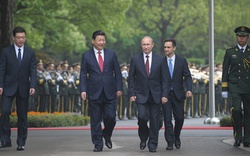 Những hình ảnh đầu tiên của Tổng thống Putin tại Trung Quốc