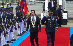 Chùm ảnh lễ đón tiếp Thủ tướng Nguyễn Tấn Dũng tại sân bay Philippines