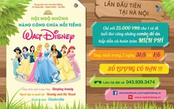 Rạp Kim Đồng tổ chức ngày phim “Hội ngộ các nàng công chúa Disney” cho trẻ nhỏ