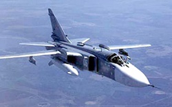 Nga điều Su-24 làm nhiệm vụ tại Biển Đen