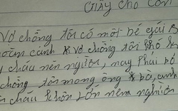 Facebook râm ran tin bố mẹ ở Lào Cai bỏ con gần UBND xã, đính kèm “giấy cho con” 