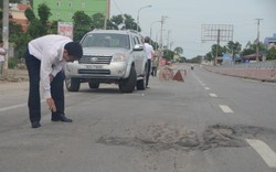 Hé lộ nguyên nhân đường nghìn tỉ ở Quảng Ninh xuống cấp sau khánh thành